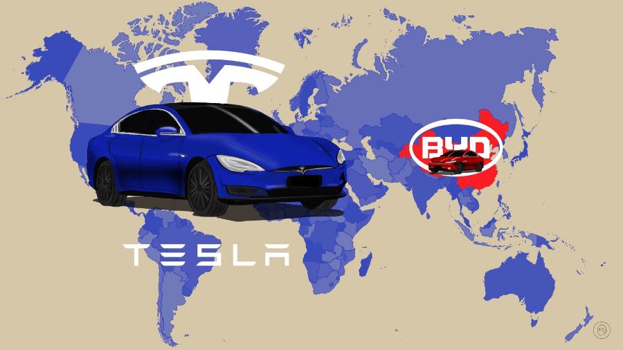 Xe điện Trung Quốc BYD lăm le soán ngôi vương của Tesla