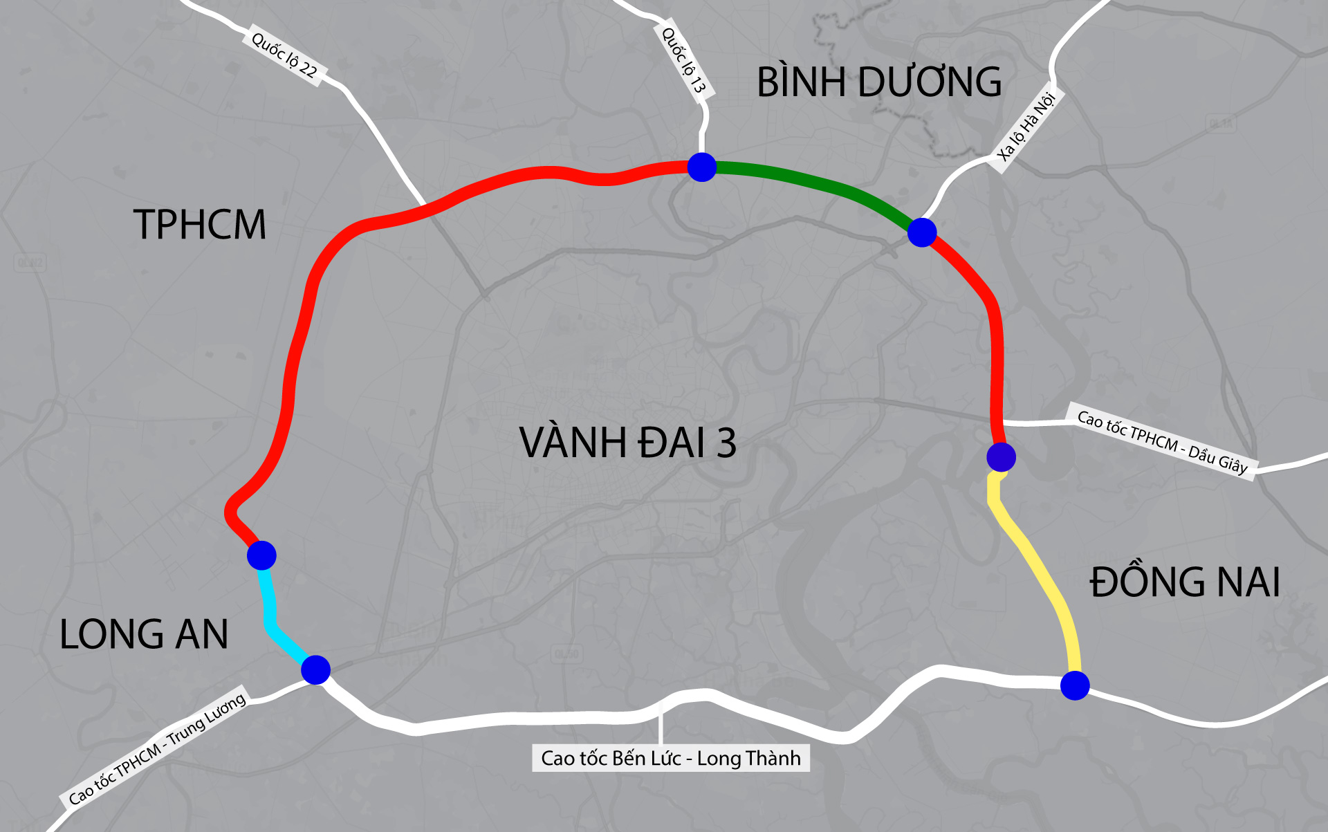 Đường vành đai 3 TPHCM đang được triển khai ra sao?