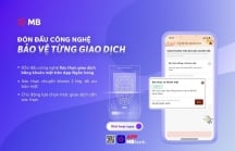 App MBBank: Xác thực khuôn mặt, an tâm chuyển tiền