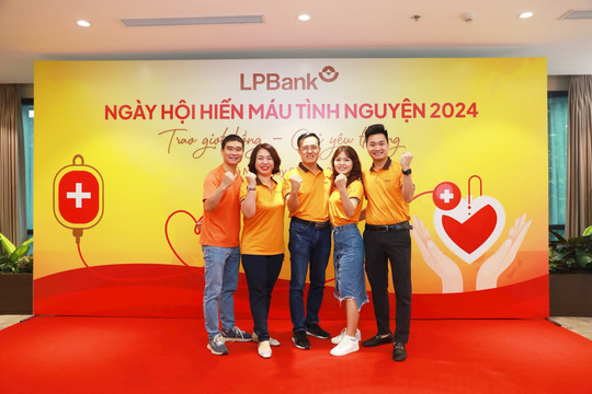 LPBank tổ chức ngày hội hiến máu tình nguyện 2024 “Trao giọt hồng - Gửi yêu thương”