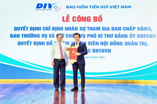 Bảo hiểm tiền gửi Việt Nam có Tổng Giám đốc mới