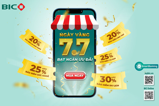 Bùng nổ ưu đãi tới 30% phí bảo hiểm tại BIC