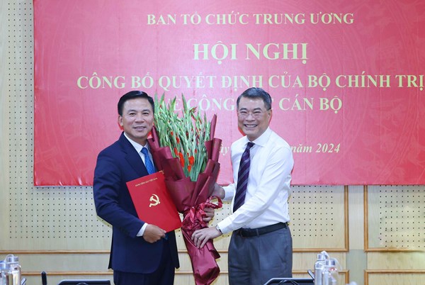 Bí thư Tỉnh ủy Thanh Hóa làm Phó Trưởng Ban Tổ chức Trung ương