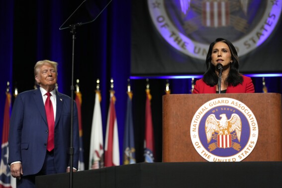 Tulsi Gabbard, người ứng cử vào năm 2020 đảng Dân chủ, ủng hộ Thump chống lại kẻ thù cũ Harris