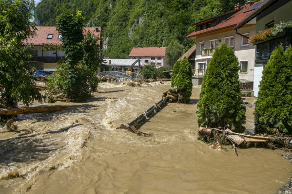 EU leader promises aid and support to flood-ravaged Slovenia during visit