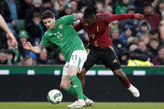 Ireland draws with Belgium 0-0 after missed penalty