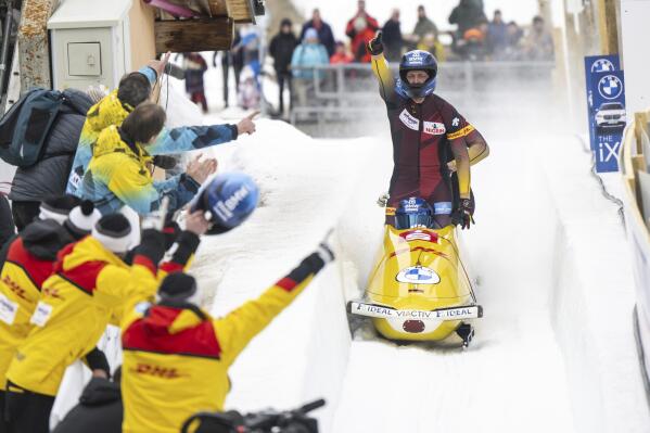 German star Friedrich wins another 4-man world bobsled title