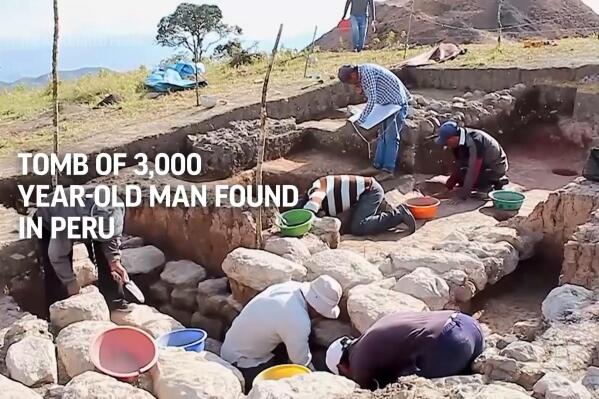 Tomb of 3,000 year-old man found in Peru