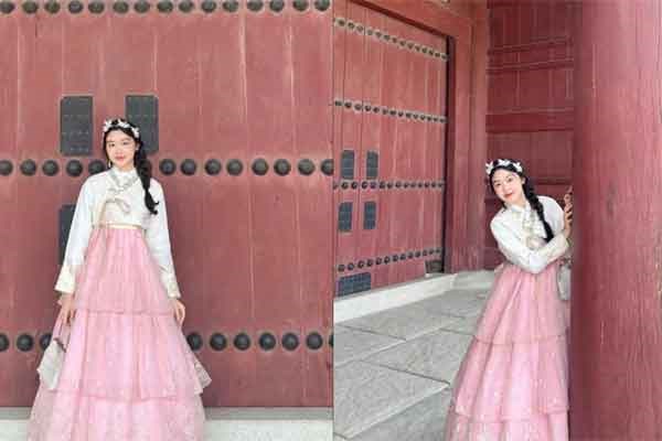 Con gái Quyền Linh diện hanbok, khoe sắc ngọt lịm ở Hàn Quốc