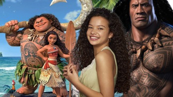 Chân dung diễn viên Moana live action như bước ra từ tranh vẽ