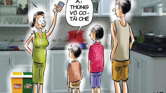 Tình huống khó xử trong... phân loại rác