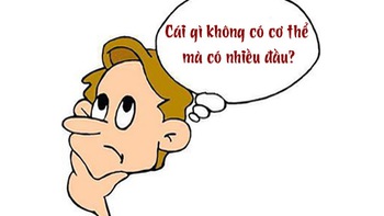 Câu đố hack não: Cái gì không có cơ thể mà có nhiều đầu?