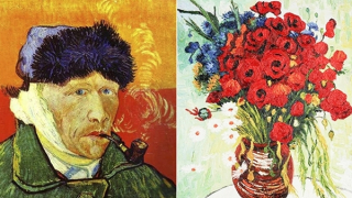 Đi tìm bức tranh ''Bình hoa cúc và hoa anh túc''của Van gogh