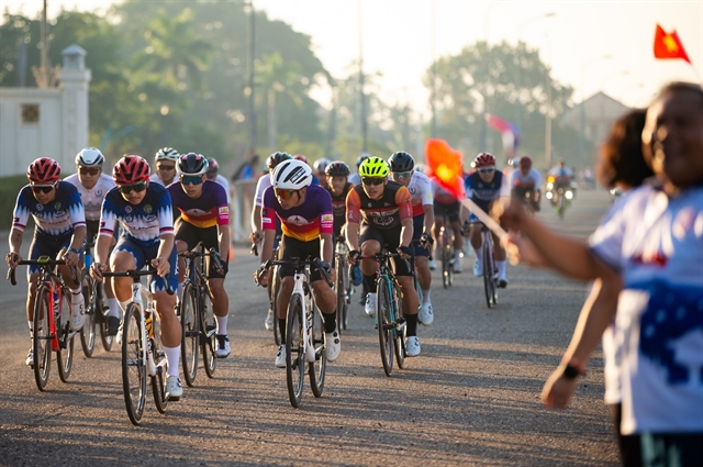 First Cambodia-Laos-Việt Nam friendship bicycle race opens in Laos