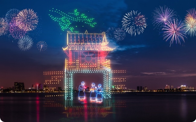 Southeast Asia’s biggest drone light show to mark start of Year of Dragon in Hà Nội