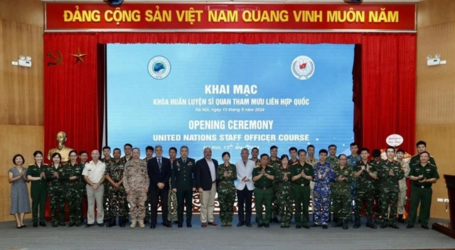 Training course kicks off for Vietnamese staff officers on UN missions