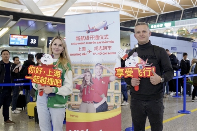 Vietjet launches Shanghai-HCM City route