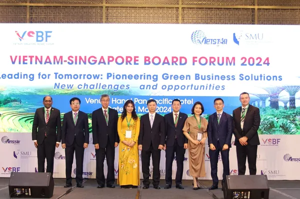 Leaders of top corporations discuss green transformation solutions at VSBF 2024