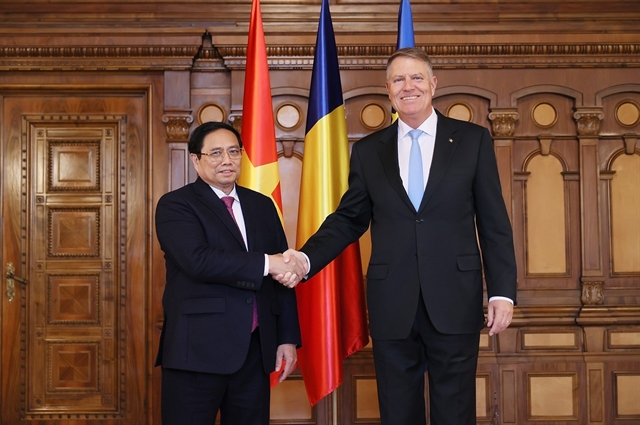 Vietnamese PM meets with Romanian President