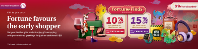 Uncover Fortune Finds in Singapore Early This Lunar New Year with iShopChangi's Deals