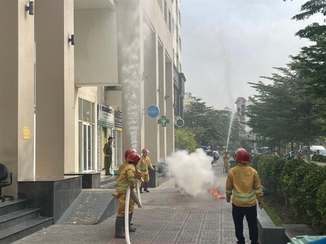 HCM City strengthens fire prevention, fighting in high-rise apartment buildings