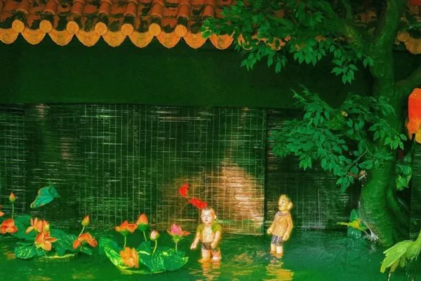 Private theatre offers water puppet shows