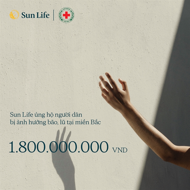 Sun Life Vietnam donates over $73,000 to support communities hit by Typhoon Yagi