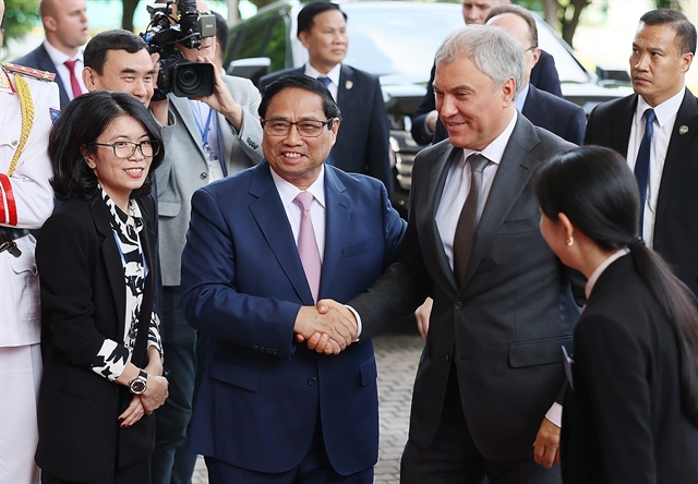 PM Chính meets with Chairman of Russian State Duma Volodin