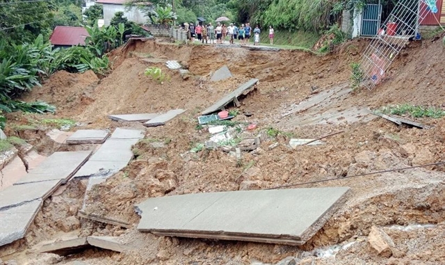 Floods, landslides cause human and property losses in northern region