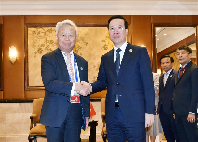 Vietnamese President receives leader of Asian Infrastructure Investment Bank