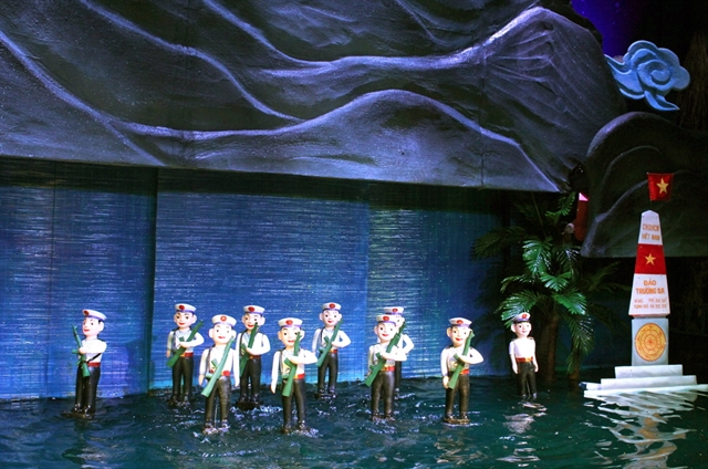 Water puppet show to celebrate National Reunification