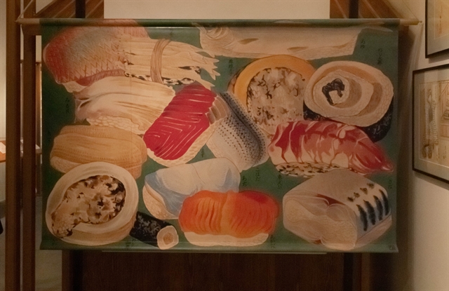 Exhibition introduces Japanese typical sushi