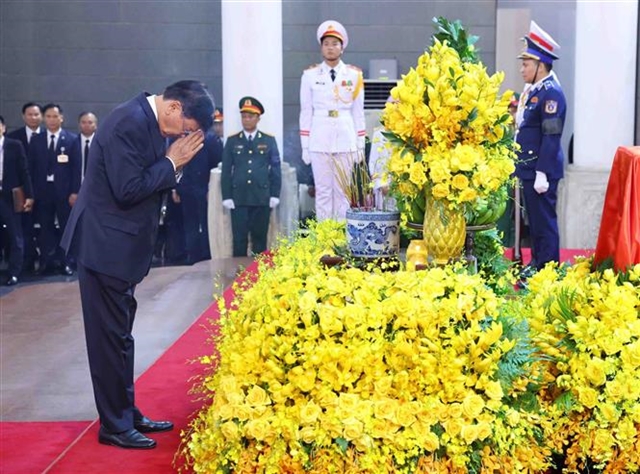 Foreign leaders pay last respects to Vietnamese Party chief