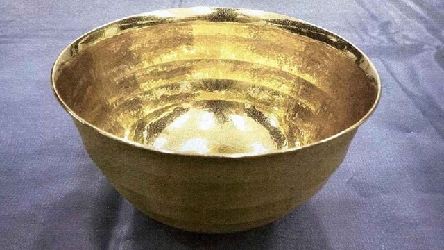 Stolen ¥10 million pure gold chawan bowl found at shop in Taito Ward