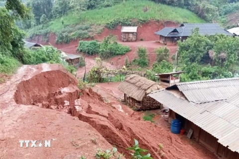 Điện Biên: Mưa lớn gây nhiều thiệt hại về tài sản tại huyện Nậm Pồ