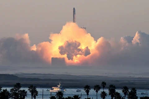 Tên lửa Super Heavy của SpaceX thực hiện chuyến bay thử nghiệm thứ ba