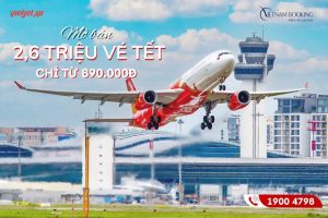 Vietjet Air mở bán vé máy bay Tết Ất Tỵ 2025, chỉ từ 890.000Đ