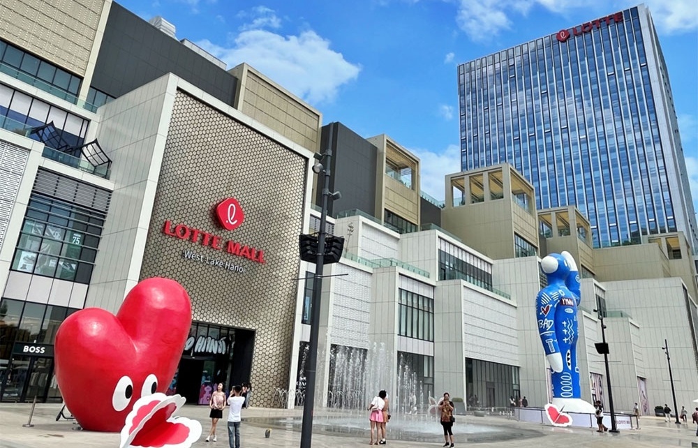 Newly-launched Lotte Mall West Lake Hanoi: first mega commercial complex in Vietnam