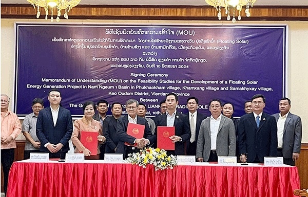 Laos approves feasibility study of floating solar farm