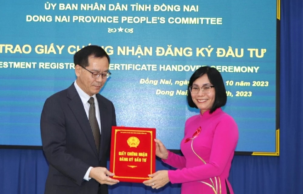 Dong Nai granted three investment registration certificates worth $210 million