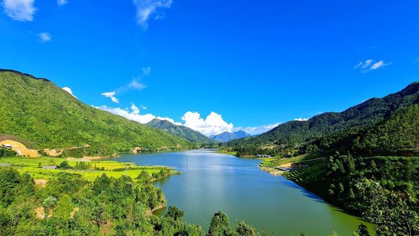 Where is the highest-altitude reservoir in Vietnam?