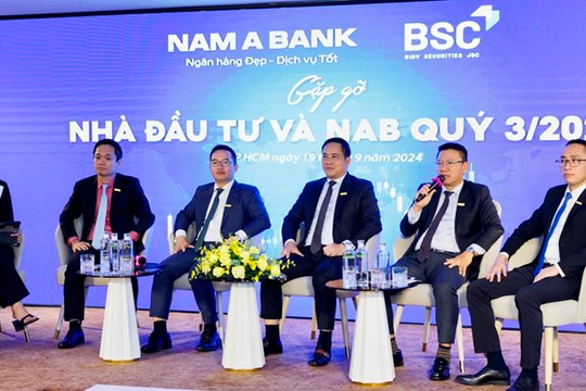 Nam A Bank gặp gỡ trực tuyến với nhà đầu tư