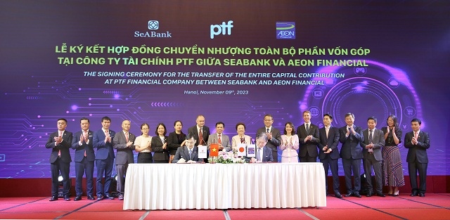 SeABank và AEON Financial ký kết hợp đồng chuyển nhượng Công ty tài chính PTF, trị giá 4,300 tỷ đồng