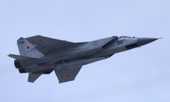 Tiêm kích MiG-31 Nga rơi khi huấn luyện