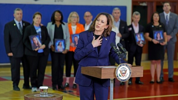 VP Harris Tours Bloodstained Building Where 2018 Parkland Massacre Happened