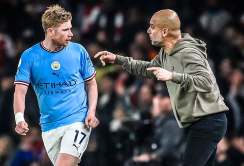 De Bruyne nổi giận với Pep Guardiola trong trận thắng Real Madrid