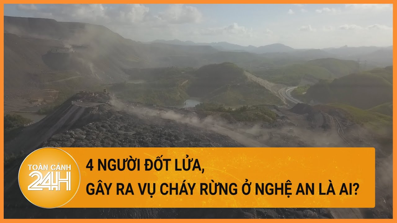 Công an làm việc với 4 người liên quan vụ cháy rừng ở Nghệ An | Toàn cảnh 24h