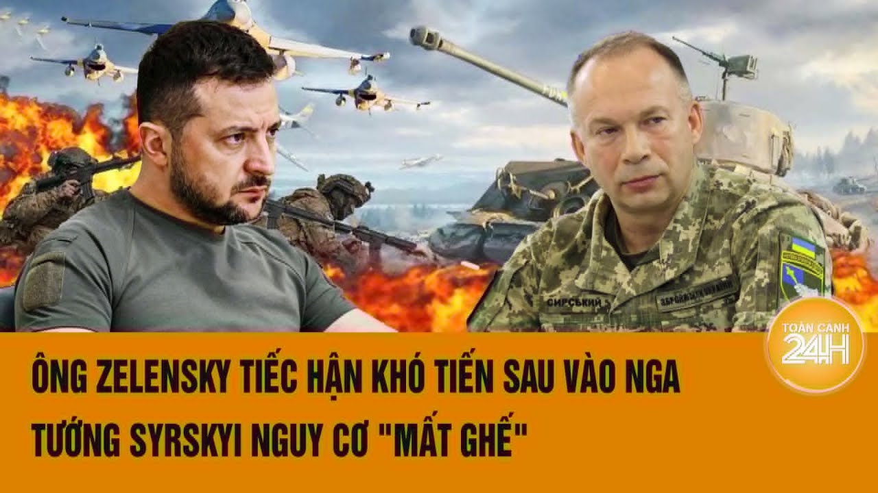 Toàn cảnh thế giới 8/9: Ông Zelensky tiếc hận khó tiến sau vào Nga, tướng Syrskyi nguy cơ "mất ghế"