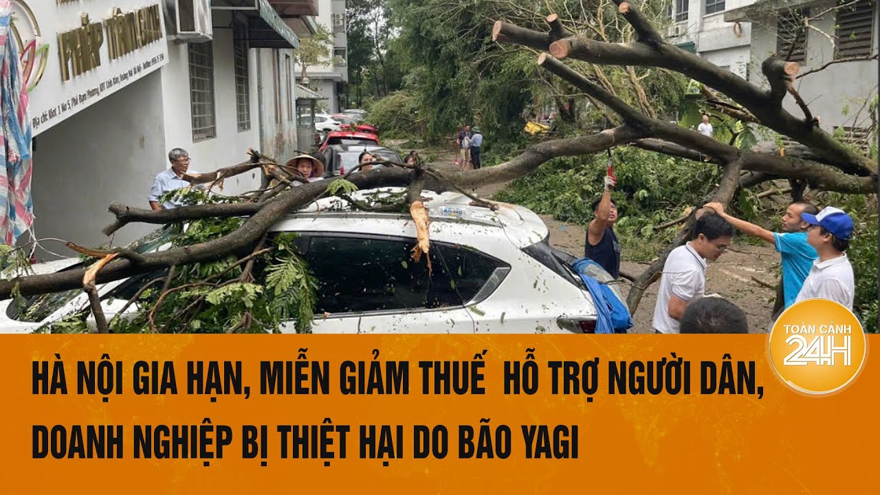 Hà Nội gia hạn, miễn giảm thuế  hỗ trợ người dân, doanh nghiệp bị thiệt hại do bão Yagi