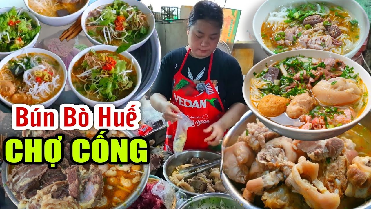 Bún Bò Huế Chợ Cống Ngon Tuyệt Đỉnh Giá Bình Dân Chưa Từng Thấy